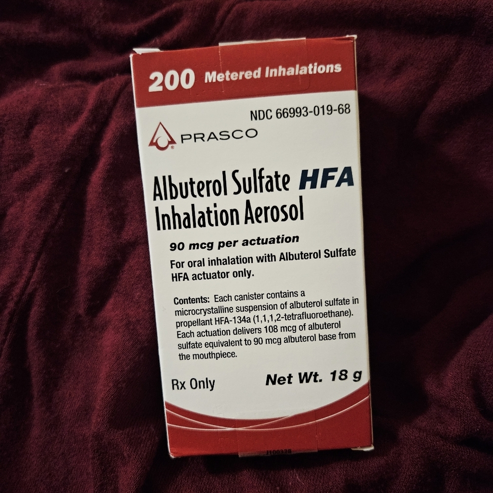 Inhaler Albuteral Sealed In Box NEW